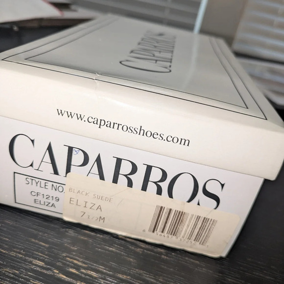 Caparros black Suede heels size 7.5 - Picture 5 of 5